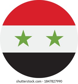 Vector - syria Flag Button Icon