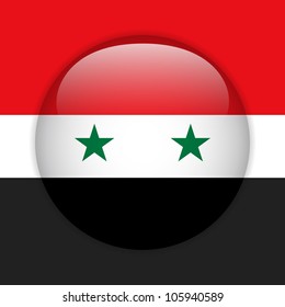 Vector - Syria Flag Glossy Button