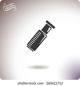 Vector syringe icon