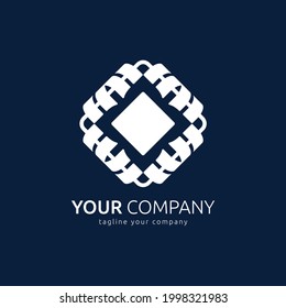 Vector system logo design template for business. network logo.