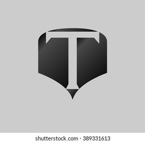 Vector T logo icons
