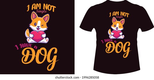 vector t shirt design, cute dog
