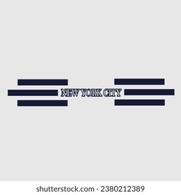 Vector t shirt design new york city logo type.