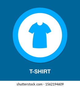 vector t shirt illustration, tshirt clothes template isolated - t-shirt design