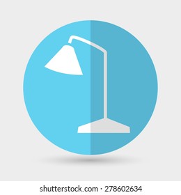 Vector Table Lamp Icon