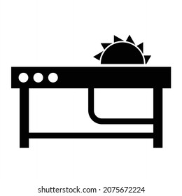 Diseño de iconos glifos en la tabla de vectores
