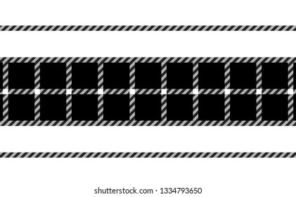 Vector Tablecloth Pattern.Texture for : plaid, tablecloths, clothes, shirts, dresses, paper, bedding, blankets, quilts and other textile products. Vector illustration. - Vector