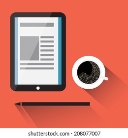 Vector Tablet Computer