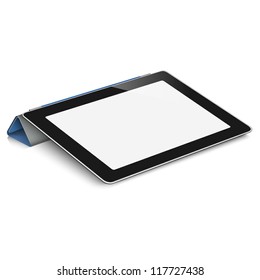  Vector tablet computer (pc) on white background