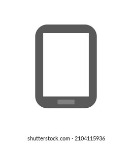 vector tablet device icon on white background. illustration for graphic and web design.