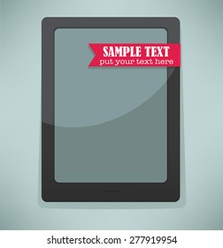 vector tablet mockup for your design