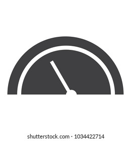 Vector  tachometer icon. Measurement icon. Speedometer. Speed icon flat
