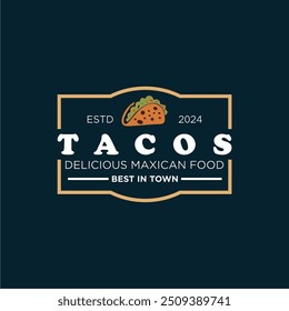 Vector Tacos logo collection, Mexican food Branding, fast food