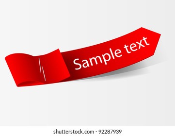 Vector Tag Arrow Label.