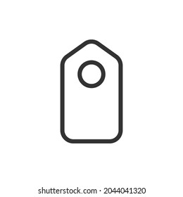 Vektormarkensymbol. Symbol in trendigem Umriss-Stil. Vektorgrafik einzeln auf weißem Hintergrund. 