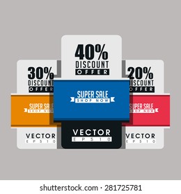 Vector tag, price table design, eps10