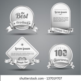 Vector tag silver classic / for sale / wine / promotion / guarantee / Hot product /best product / price