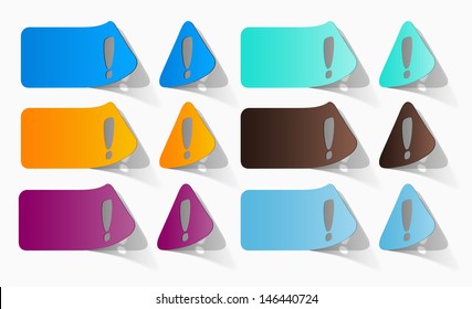 Vector Tag Sticker Label Shadow