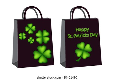 vector tags and bags for for St. Patrick's Days