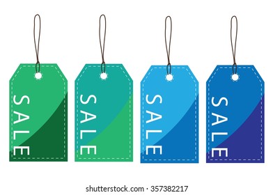 vector tags design