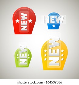 Vector Tags, Labels with New Title