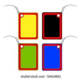 Vector tags. shop tag