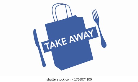 Señal de la ilustración de la bolsa de escape