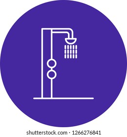 Vector take bath icon
