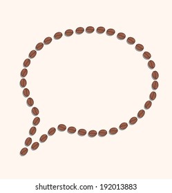 vector Talk Bubble coffee