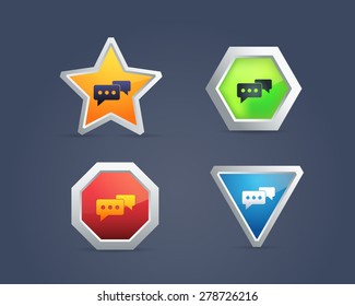 Vector Talk Icon/Button