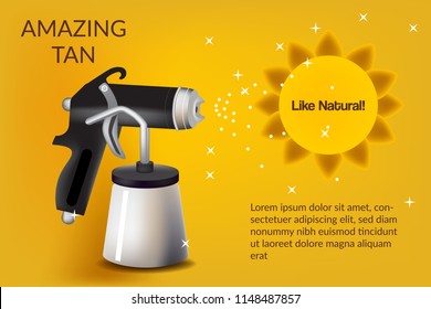 Vector tan spray machine design concept