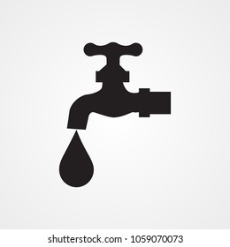 Vector tap symbol.