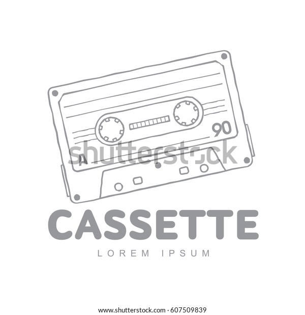 Cassette Tape Label Template from image.shutterstock.com