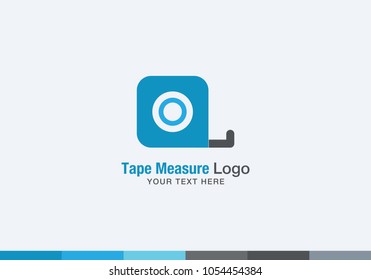 vector tape measure logo