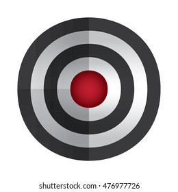 Vector Target Icon Stock Vector (Royalty Free) 476977726 | Shutterstock