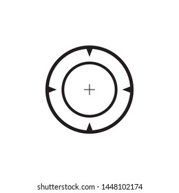 Vector target icon design illustration
