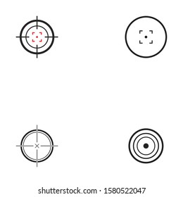Vector target icon design illustration