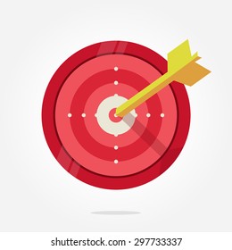 Vector target icon. EPS 10
