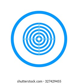 Vector target icon. Flat design style eps 10