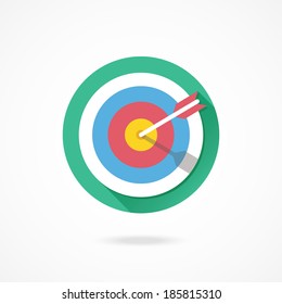 Vector Target Marketing Icon