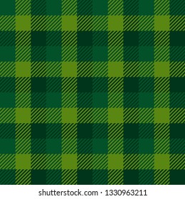 vector tartan background for st. patrick's day