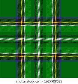 vector tartan background for st. patrick's day