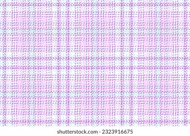 Vector tartan seamless of texture background fabric with a textile check plaid pattern in light and white colors.