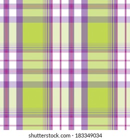 Vector tartan textile texture or background