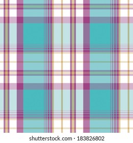 Vector tartan textile texture or background
