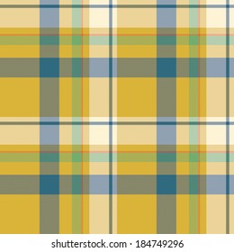 Vector tartan textile texture or background