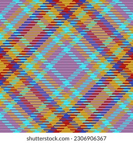 Vektortartan-Textur. Fabric-Check-Plaid. Muster-Hintergrund nahtlose Textilien in Rot-Blau-Farben.