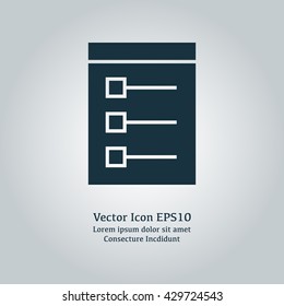 Vector Tasklist Icon