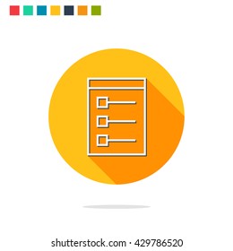 Vector Tasklist Icon
