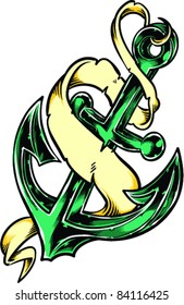 Vector Tattoo Anchor